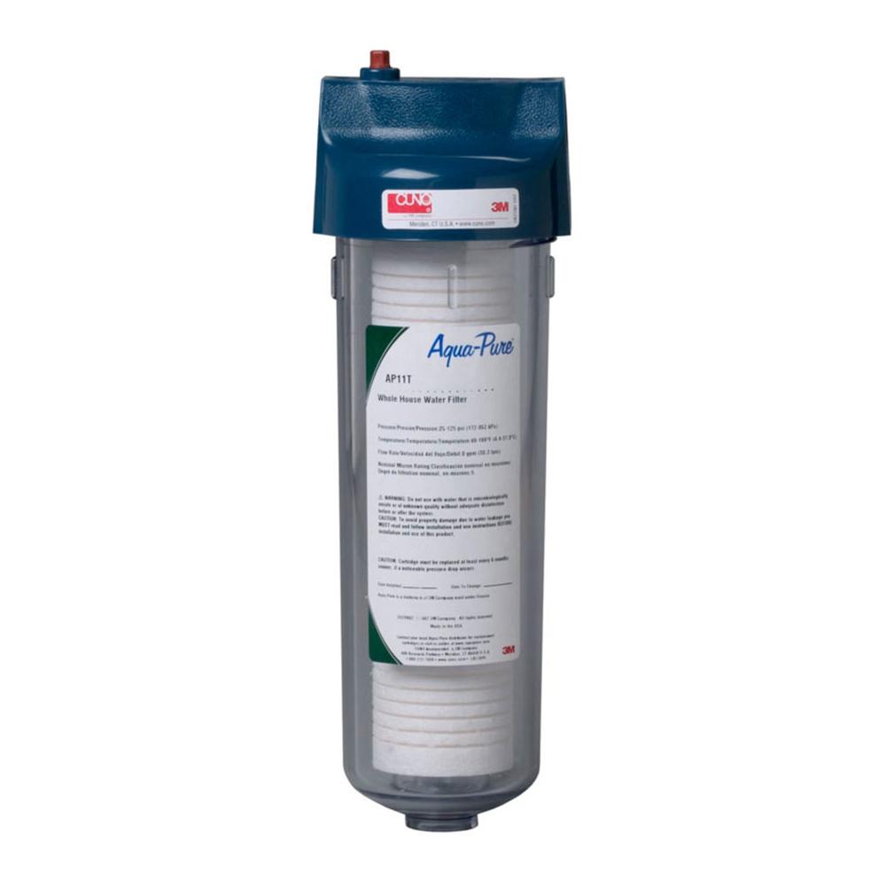 Aqua Pure AP100 Series Whole House Water Filter Housing AP11T, 5529902, Standard, 1 High, Transparent Plastic