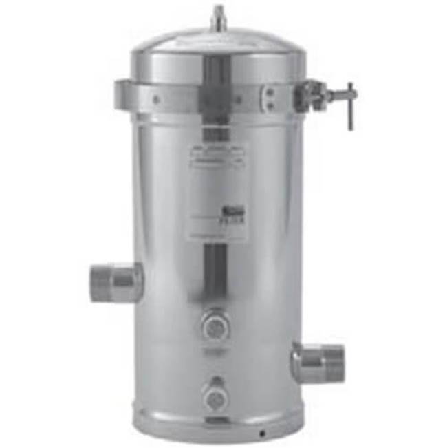 Aqua Pure SSEPE Series Whole House Water Filter Housing SS4 EPE-316L, 4808713, Large, 4 Filters, Stainless Steel