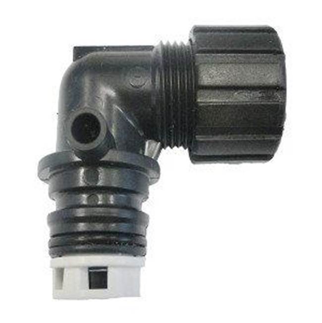 Aqua Pure Male Drain Elbow Clack V3158-01, For Water Treatment Systems, 3/4 in