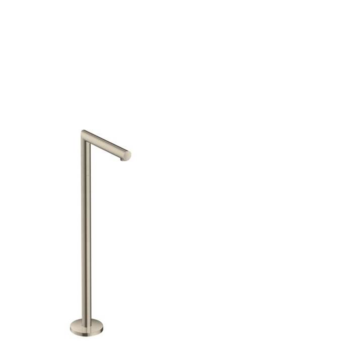Axor Uno Tub Spout Freestanding in Brushed Nickel