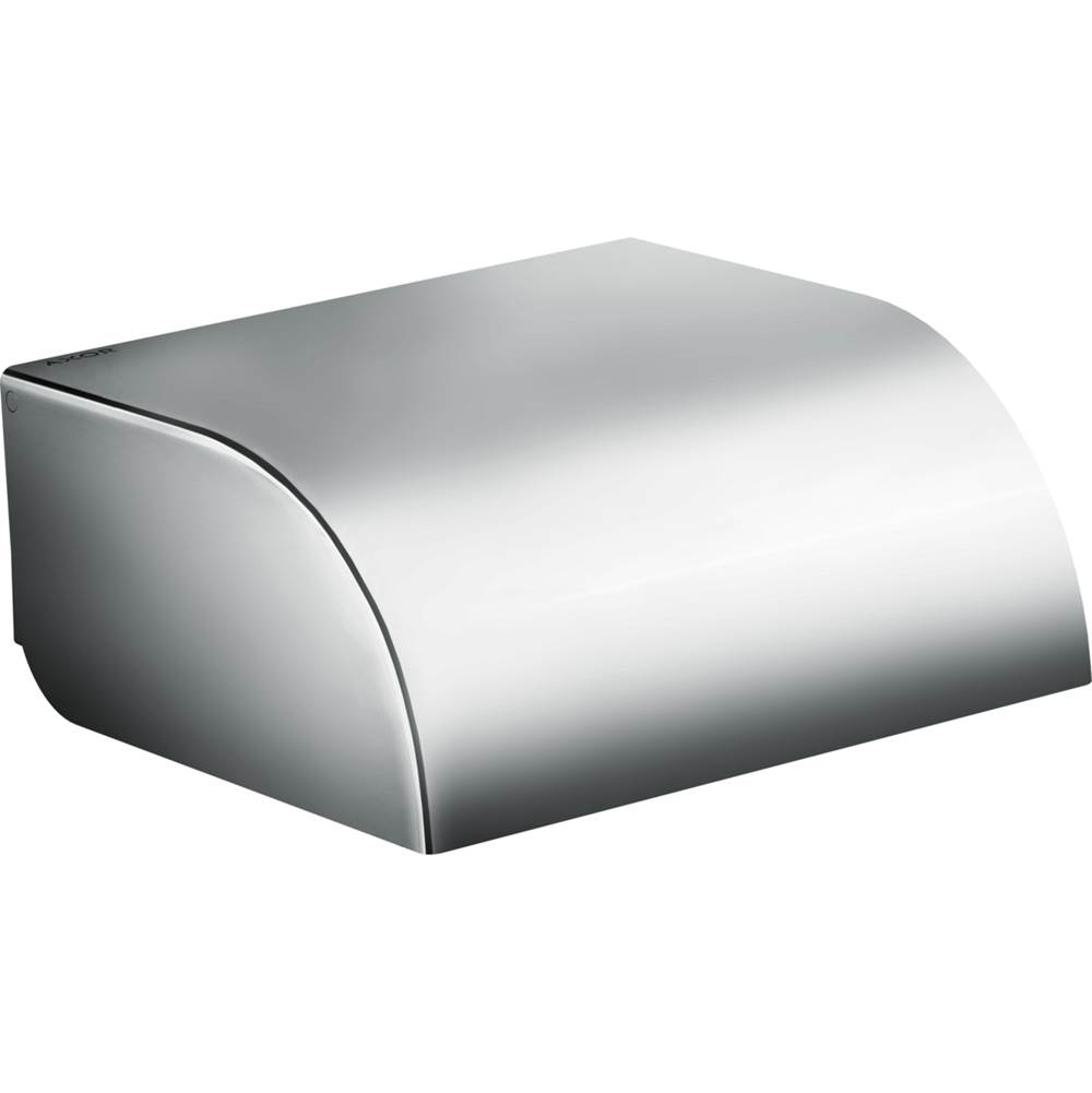 Axor Universal Circular Roll Holder with Cover in Chrome