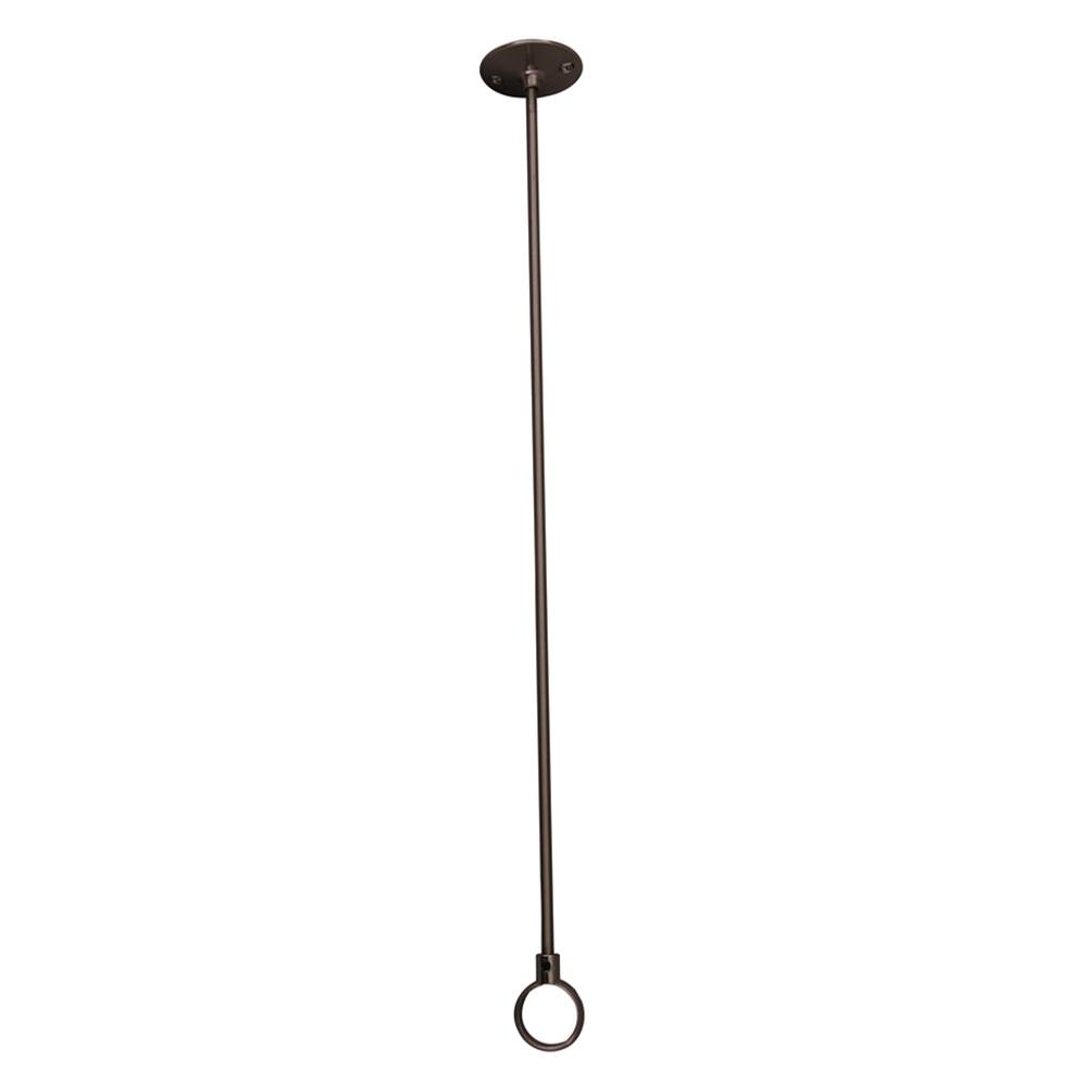 Barclay Ceiling Support 28'' w/FlangeAdjustable Brushed Nickel