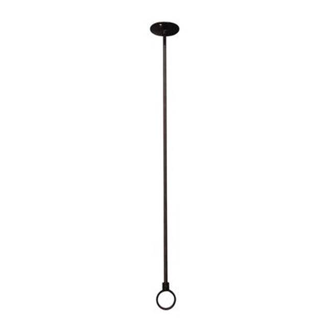 Barclay Ceiling Support, 48'', w/Flange Adjustable,Oil Rubbed Bronze
