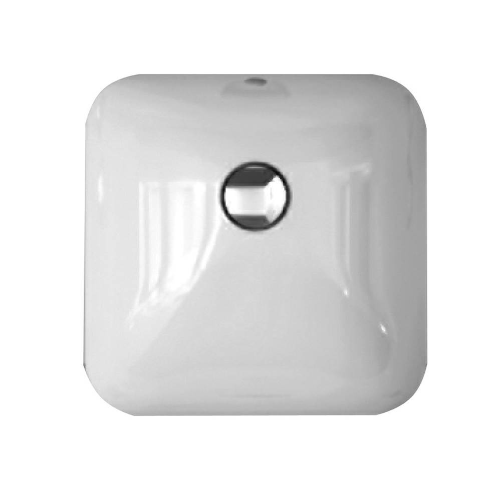 Barclay Variant 14'' SquareUndercounter Basin in White