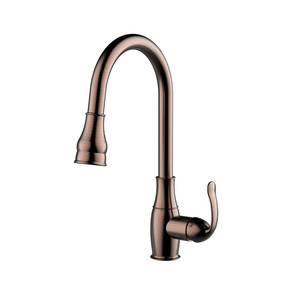 Barclay Caryl Kitchen Faucet,Pull-OutSpray, Metal Lever Handles,ORB