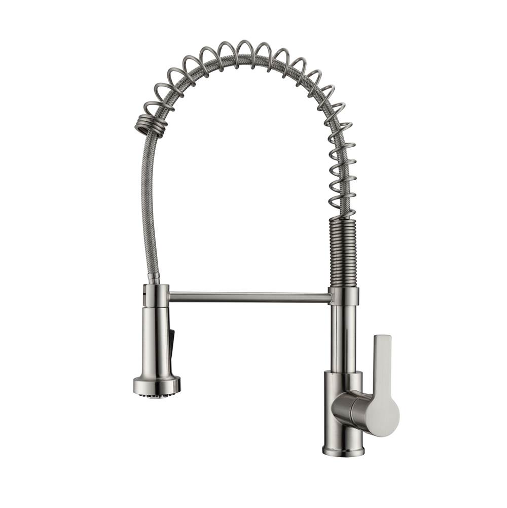 Barclay Niall Kitchen Faucet,Pull-outSpray, Metal Lever Handles,BN