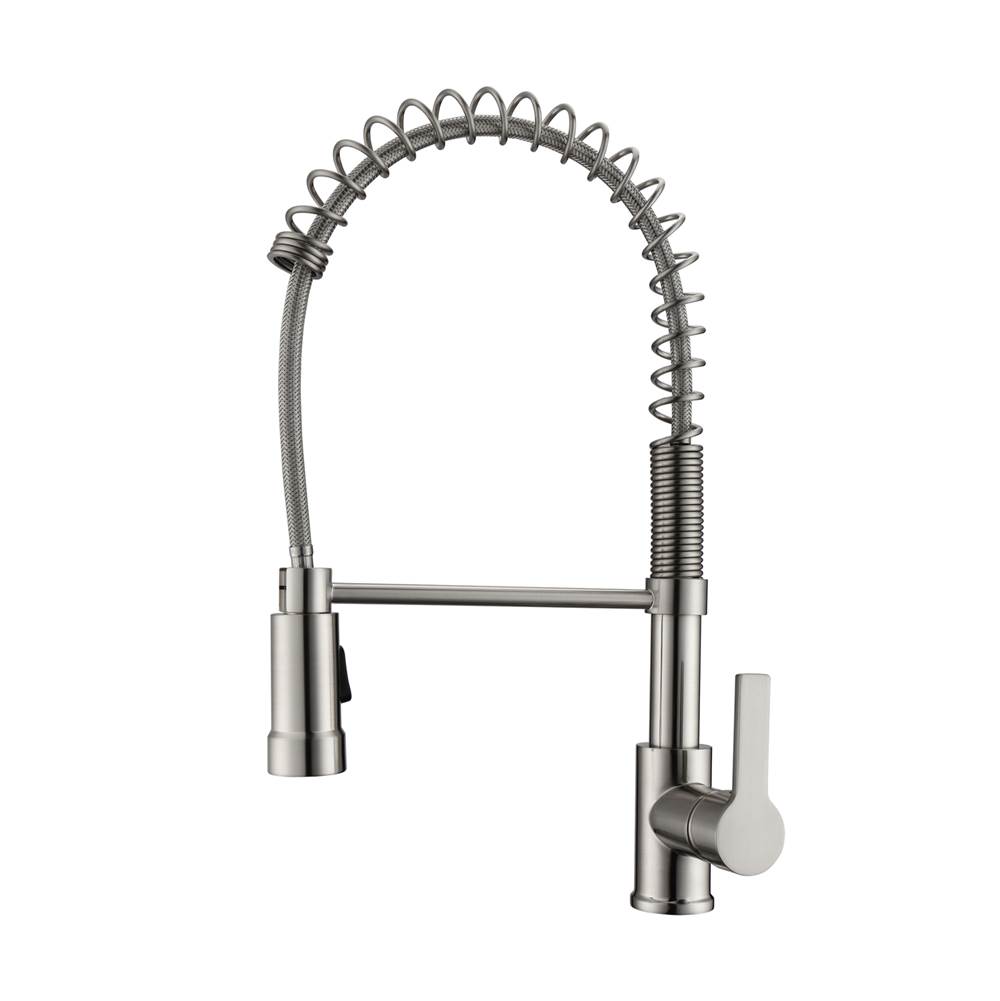 Barclay Nueva Kitchen Faucet,Pull-outSpray, Metal Lever Handles,BN