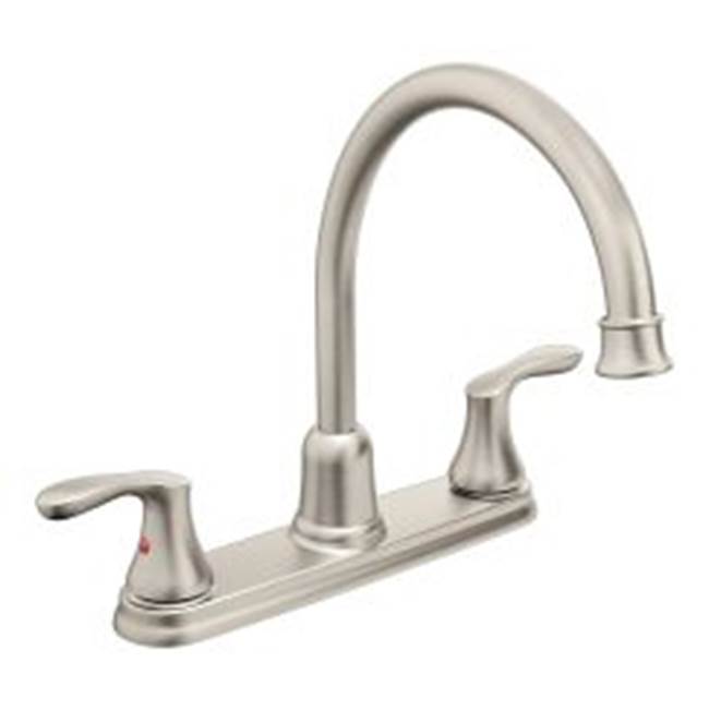 Cleveland Faucet Chrome Two-Handle High Arc Kitchen Faucet