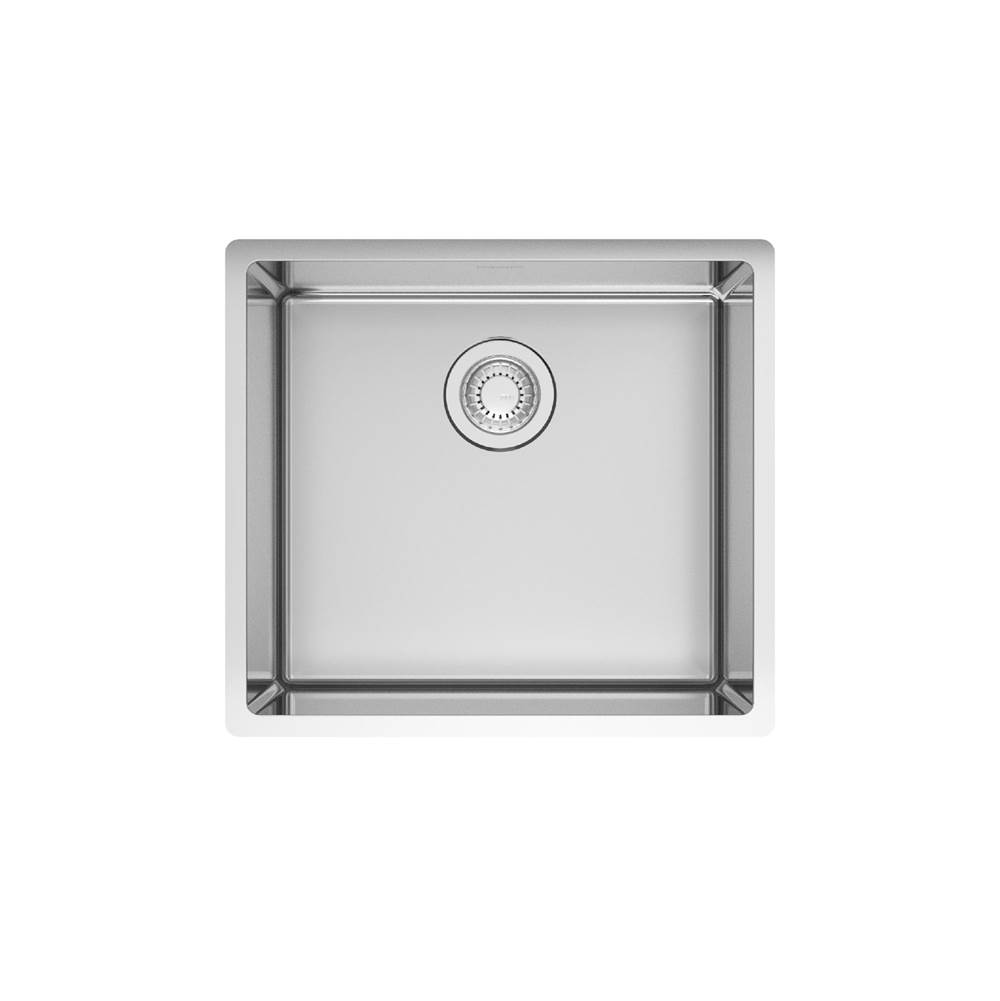 Franke Cube 19.56-in. x 17.75-in. 18 Gauge Stainless Steel Undermount Single Bowl Kitchen Sink - CUX11019