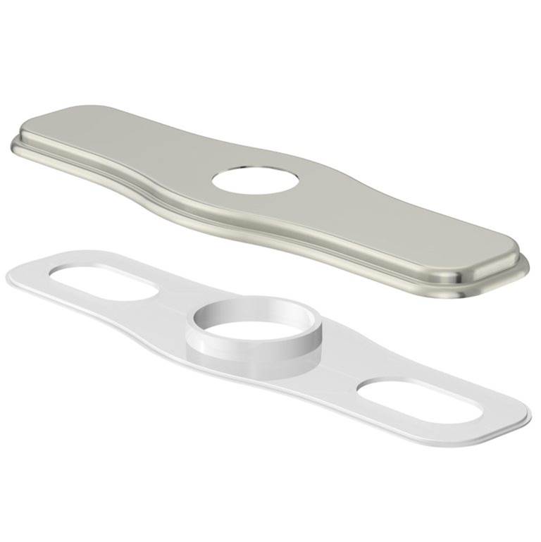 Gerber Plumbing Cover Plate Assembly for 8'' Centerset Kitchen Faucet Brushed Nickel