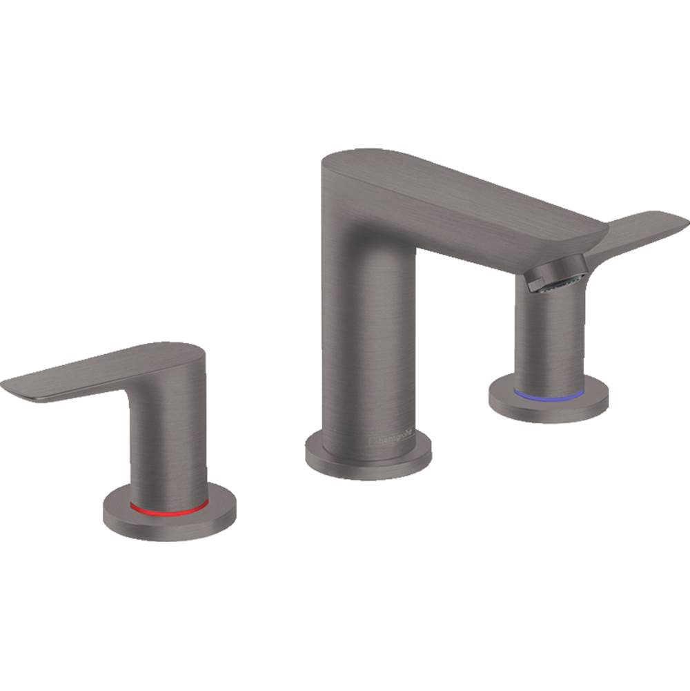 Hansgrohe Talis E Widespread Faucet 150 with Pop-Up Drain, 1.2 GPM in Brushed Black Chrome