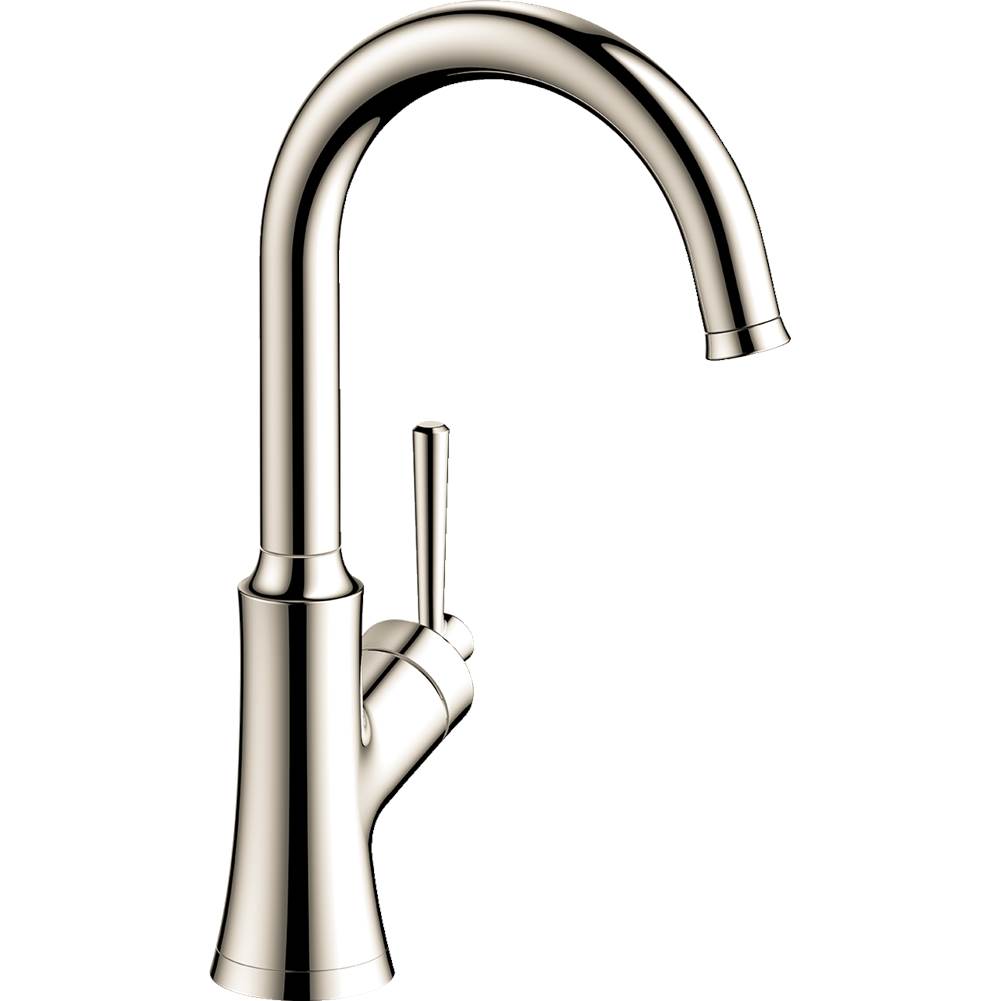 Hansgrohe Joleena Bar Faucet, 1.5 GPM in Polished Nickel