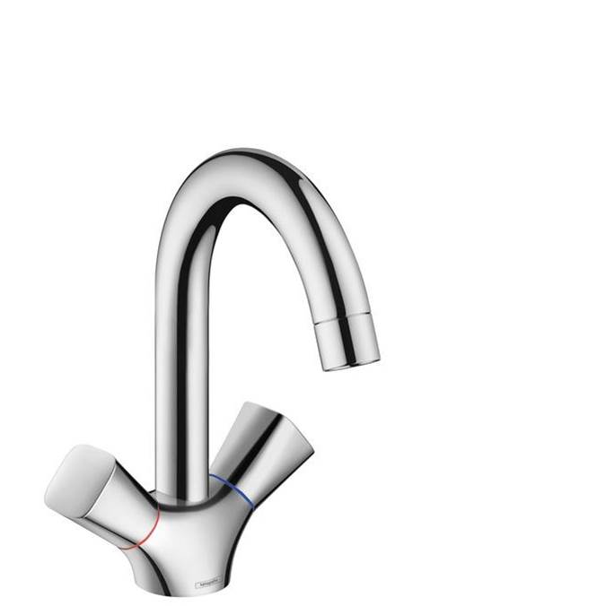 Hansgrohe Logis Single-Hole Faucet 150 with Swivel Spout and Pop-Up Drain, 1.2 GPM in Chrome
