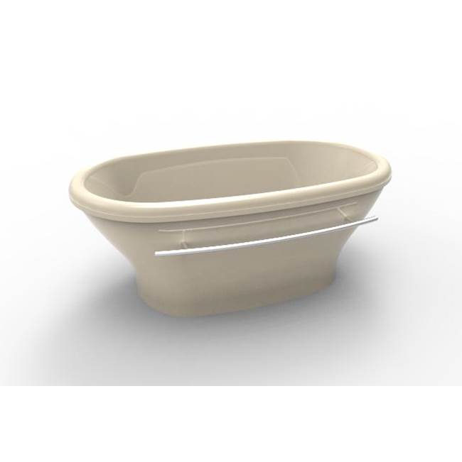 Hydro Systems CHLOE 7040 FREESTANDING TUB ONLY - BISCUIT