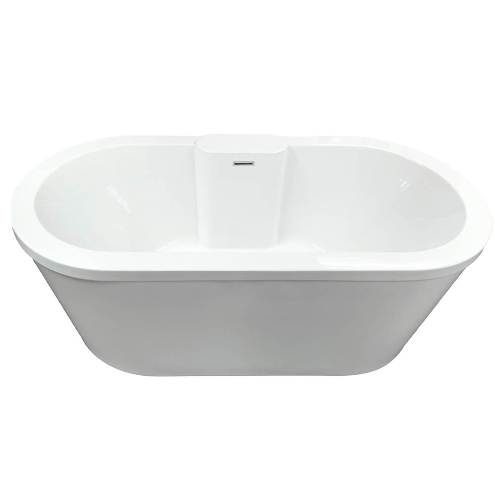 Hydro Systems EVELINE 6632 AC TUB ONLY - BISCUIT