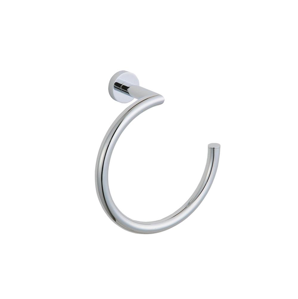 Kartners OSLO - Towel Ring (C-shaped)-Polished Nickel