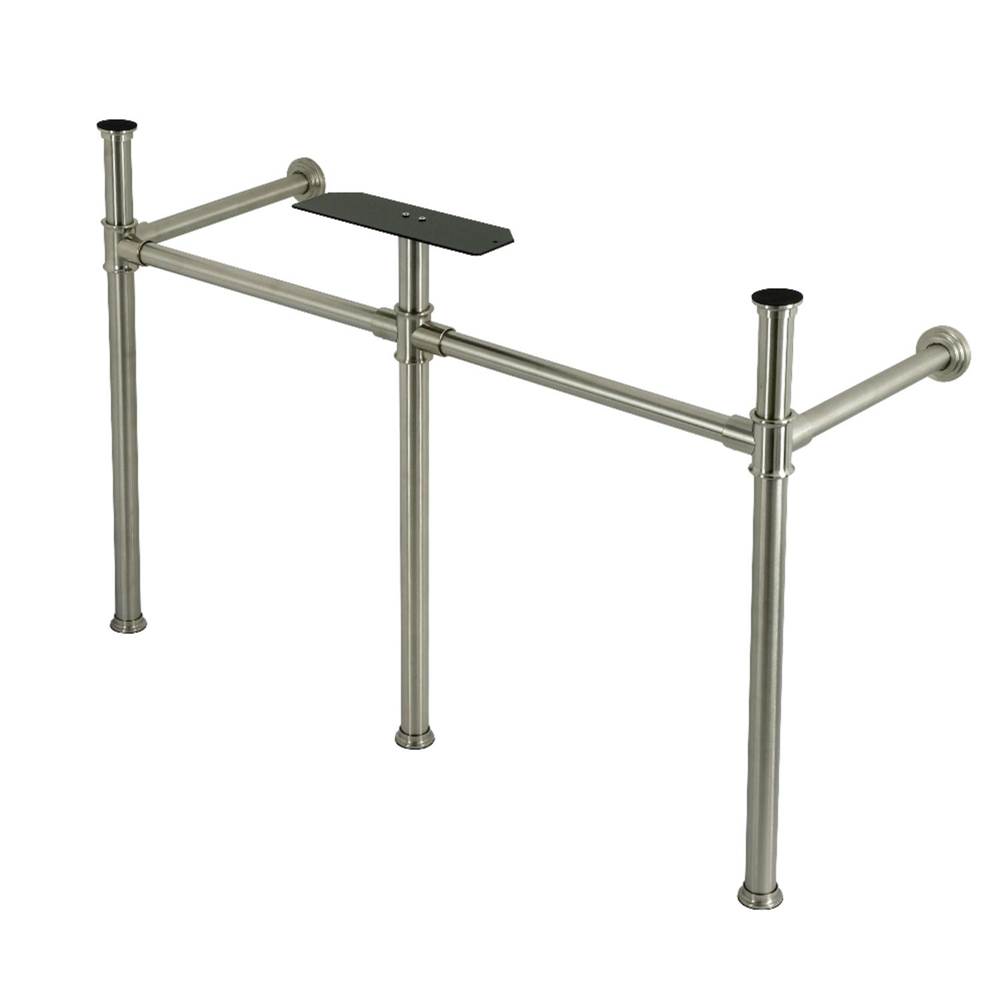 Kingston Brass Fauceture Imperial Stainless Steel Console Sink Legs, Brushed Nickel
