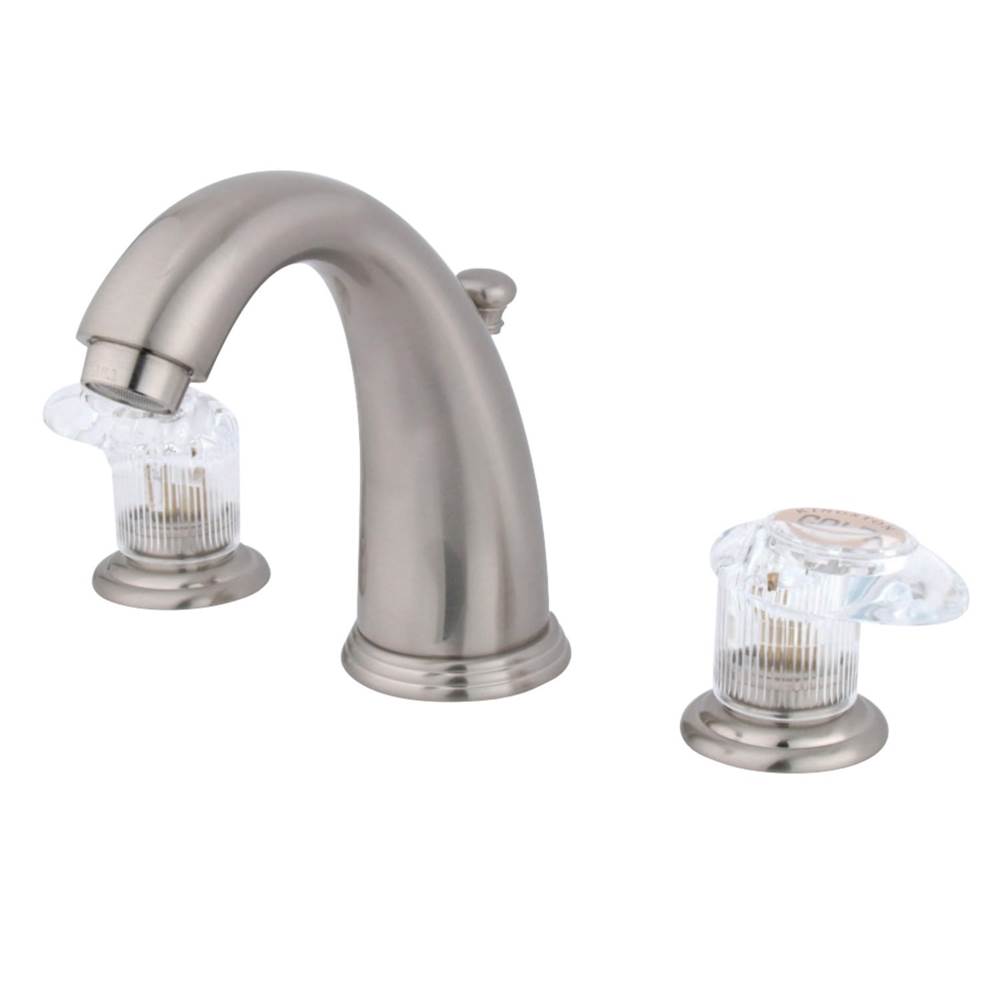 Kingston Brass 8 to 16 in. Widespread Bathroom Faucet, Brushed Nickel