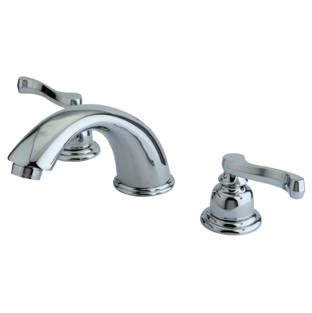 Kingston Brass Royale Widespread Bathroom Faucet, Polished Chrome