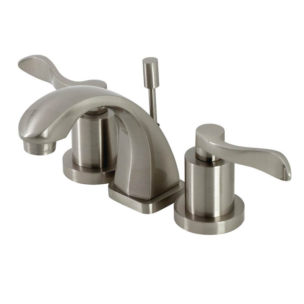Kingston Brass NuWave Widespread Bathroom Faucet, Brushed Nickel