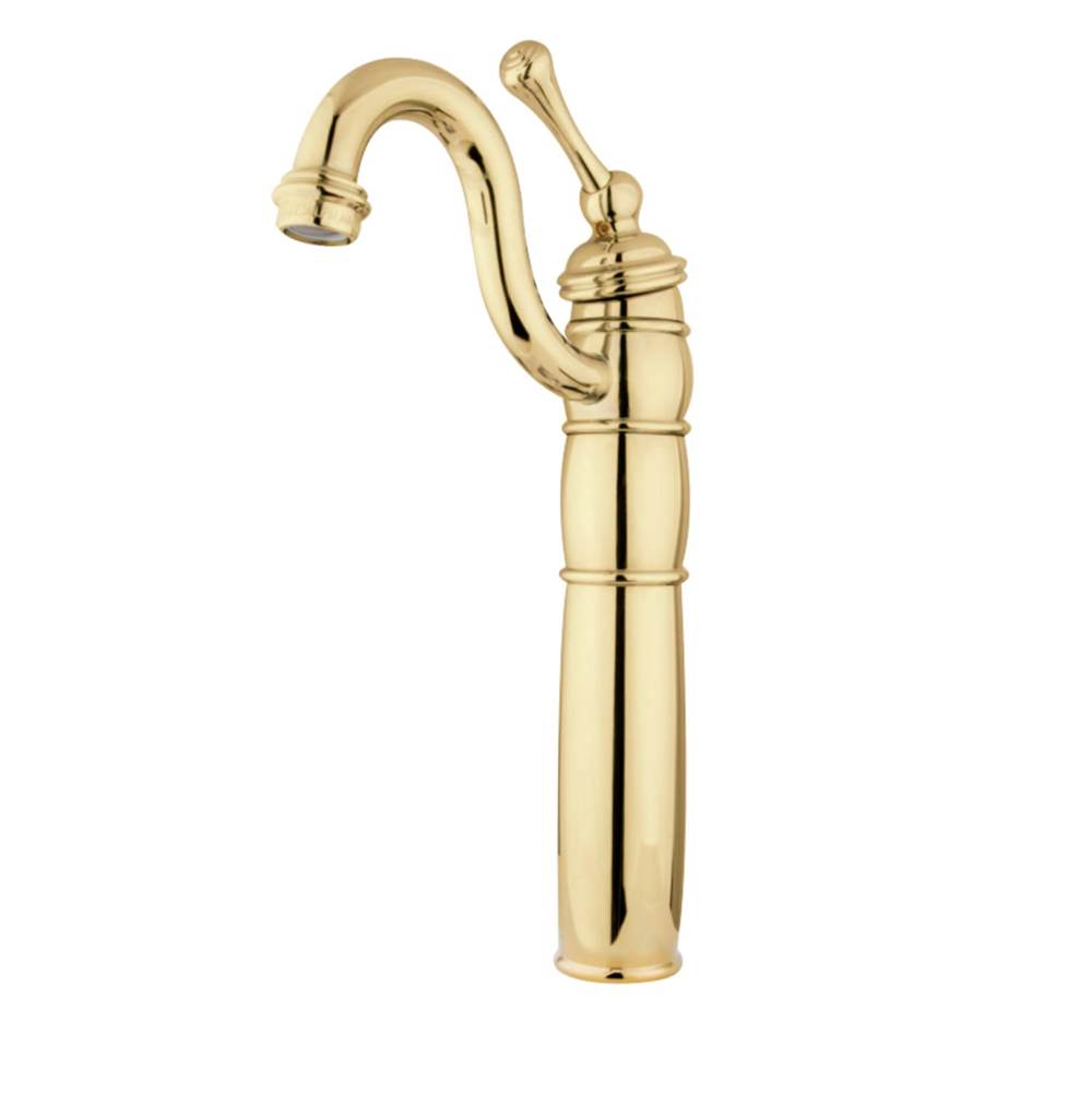 Kingston Brass Vessel Sink Faucet, Polished Brass
