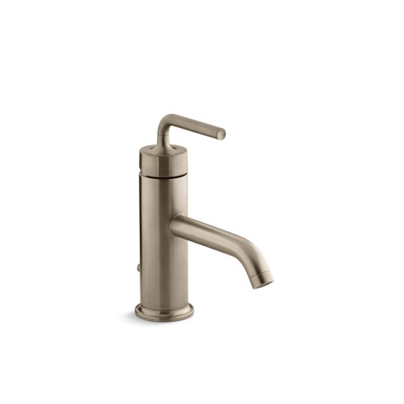 Kohler Purist® Single-handle bathroom sink faucet with straight lever handle