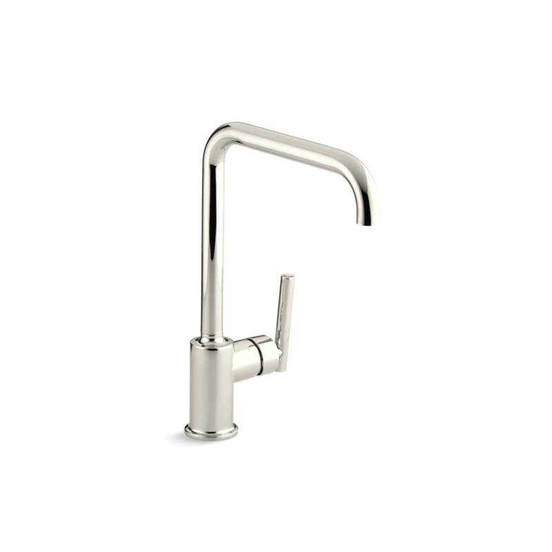 Kohler Purist® single-hole kitchen sink faucet with 8'' spout