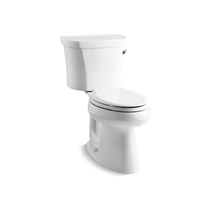 Kohler Highline® Comfort Height® Two-piece elongated 1.28 gpf chair height toilet with right-hand trip lever and 14'' rough-in