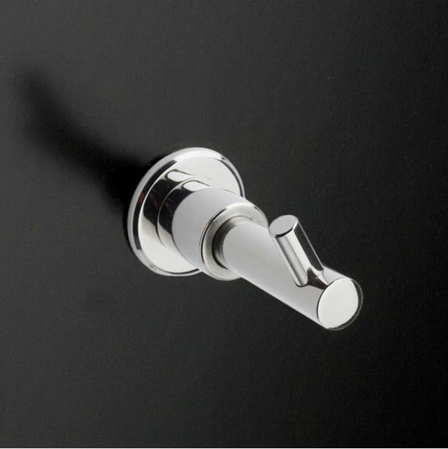 Lacava Wall-mount robe hook made of stainless steel.W: 1 3/8''D: 2 5/8'' H: 1 3/4''