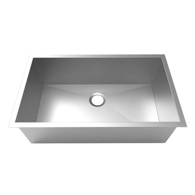 Luxart 16 Gauge Zero Radius Single Bowl Sink