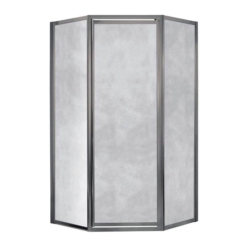 Luxart Sophisticated Framed Neo Angle Shower Door