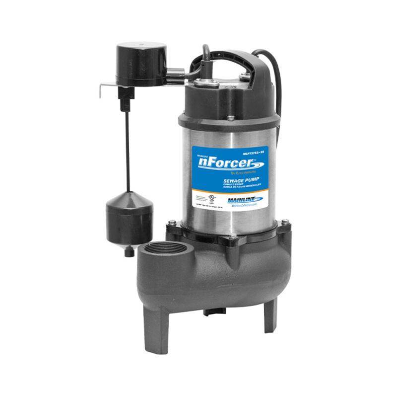 Mainline Collection 1/2 HP Stainless Steel Sewage Pump