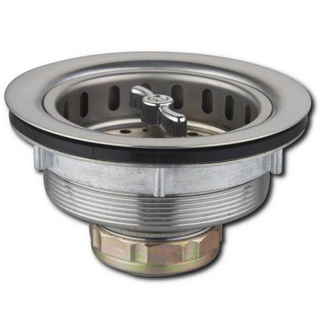 Mainline Collection Basket Strainer with Threaded Post for Positive Seal