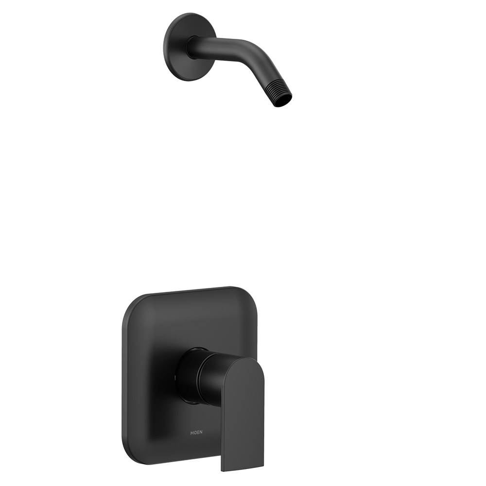 Moen Genta M-CORE 2-Series 1-Handle Shower Trim Kit in Matte Black (Valve Sold Separately)