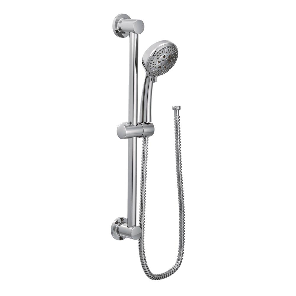 Moen Eco-Performance Handheld Showerhead with 69-Inch-Long Hose Featuring 30-Inch Slide Bar, Chrome