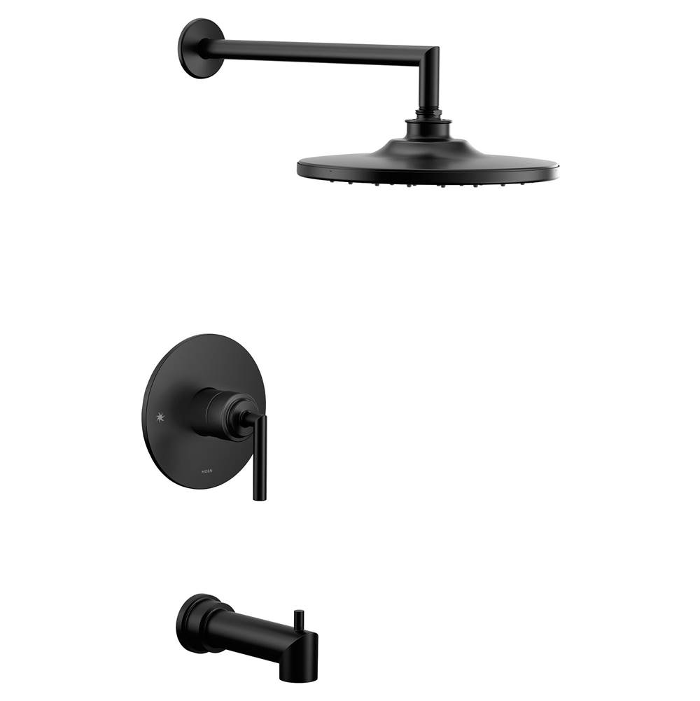 Moen Arris M-CORE 3-Series 1-Handle Tub and Shower Trim Kit in Matte Black (Valve Sold Separately)