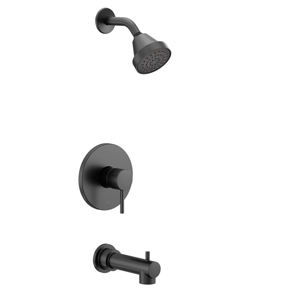 Moen Align M-CORE 2-Series Eco Performance 1-Handle Tub and Shower Trim Kit in Matte Black (Valve Sold Separately)