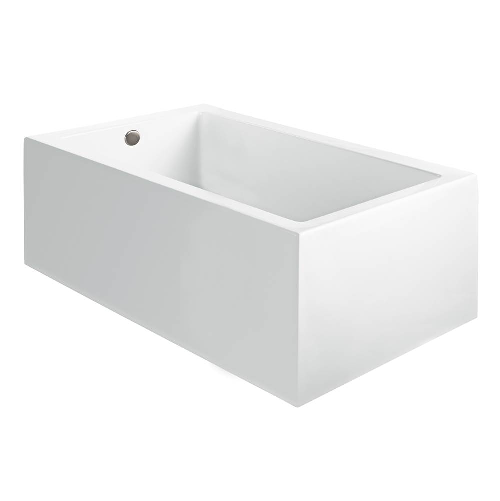 MTI Baths Andrea 9A Acrylic Cxl Sculpted 4 Side Air Bath Elite - White (66.75X49)