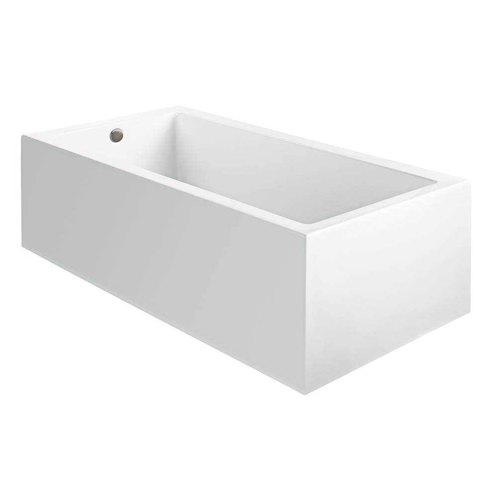 MTI Baths Andrea 19A Acrylic Cxl Sculpted 3 Side Air Bath - White (54X32)