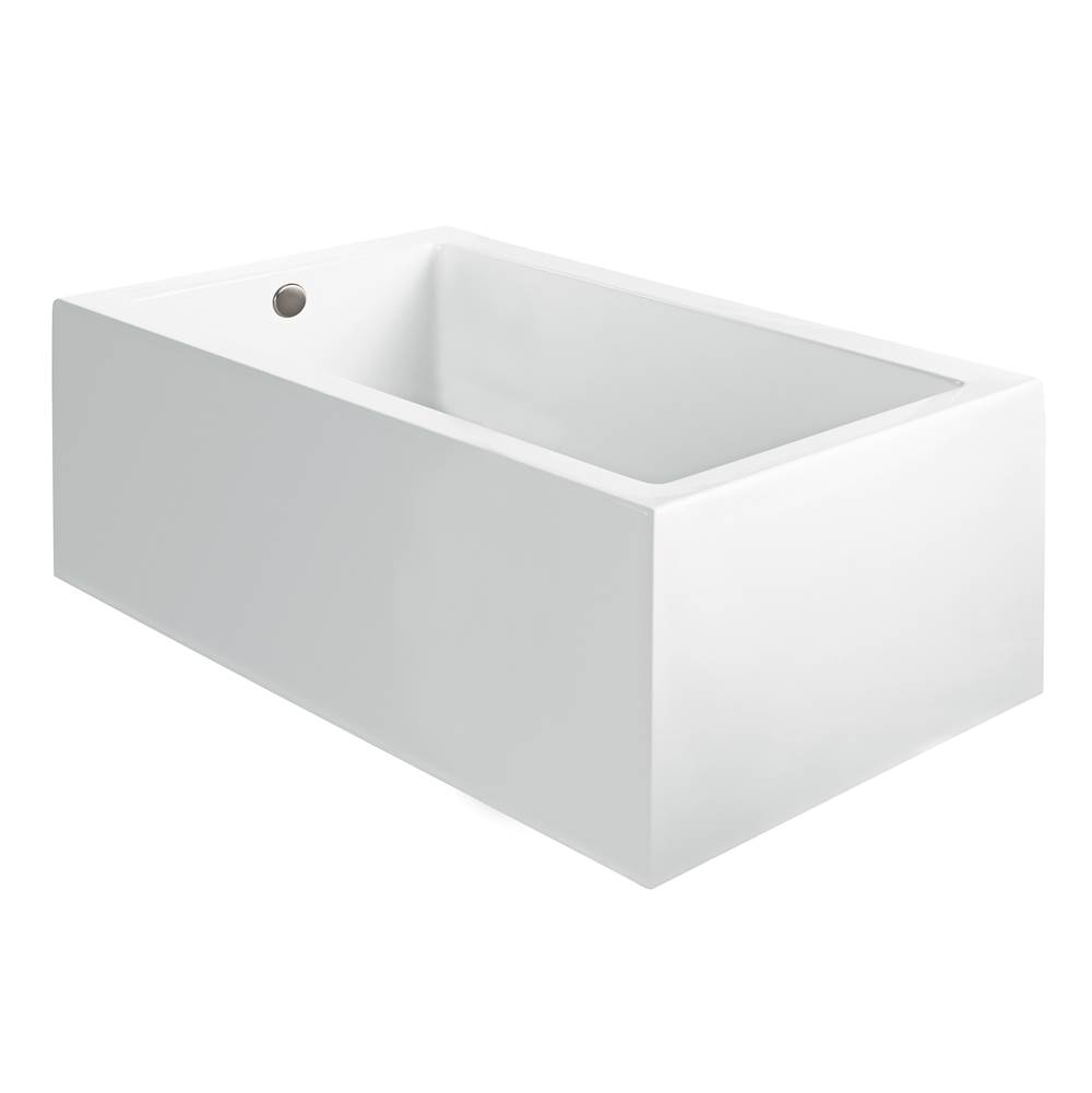 MTI Baths Andrea 21A Acrylic Cxl Sculpted 2 Side Air Bath Elite - White (54X42.125)