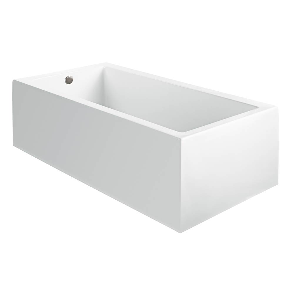 MTI Baths Andrea 1A Acrylic Cxl Sculpted 4 Side Air Bath Elite- White (71.625X31.625)