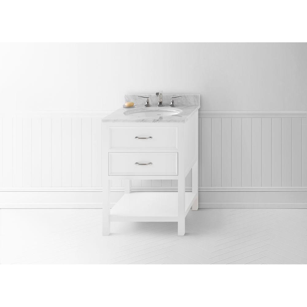 Ronbow 24'' Newcastle Bathroom Vanity Cabinet Base in White