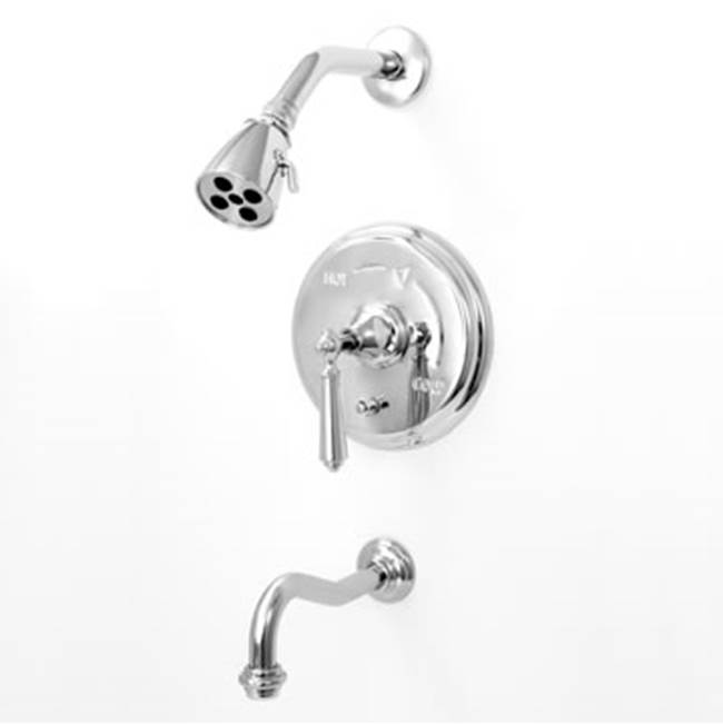 Sigma Pressure Balanced Tub & Shower Set Trim (Includes Haf And Wall Tub Spout) Monte Carlo Antique Bronze .57