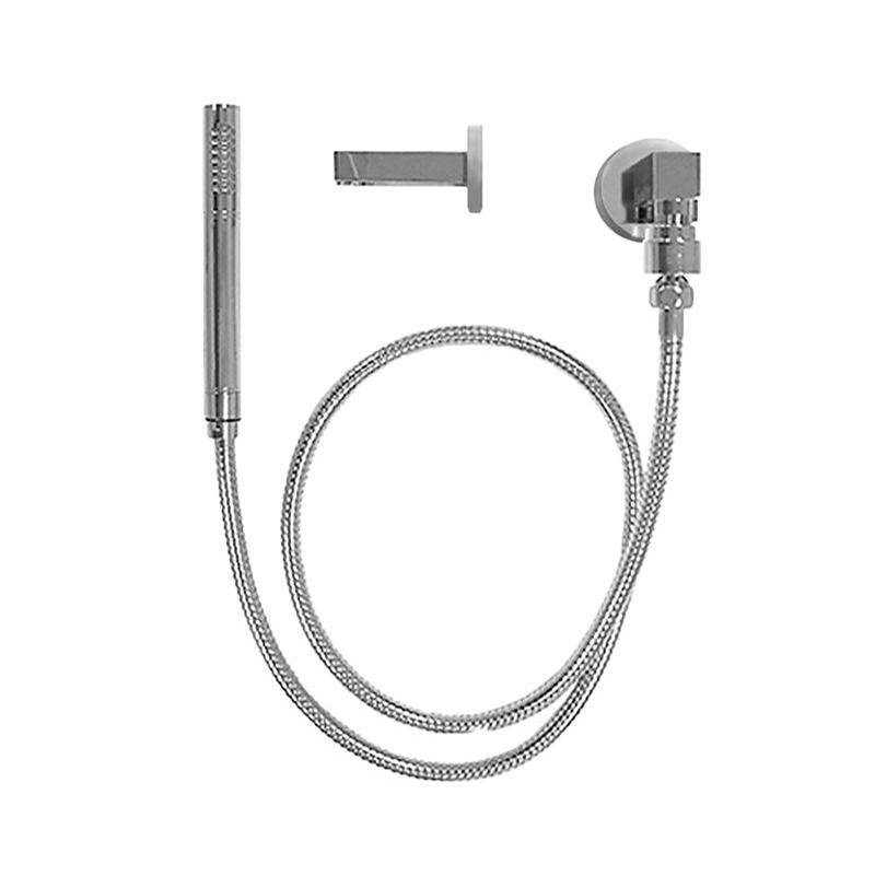 Sigma Contemporary Wallmount Handshower Kit UNCOATED POLISHED BRASS .33