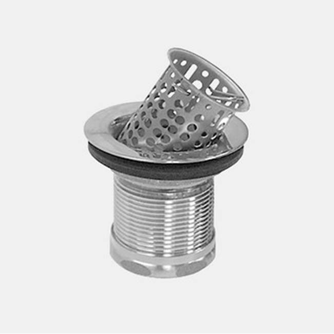 Sigma Junior strainer basket 1-1/2'' NPT, fits 2'' sink openings.  Complete with nuts and washers SATIN NICKEL .69