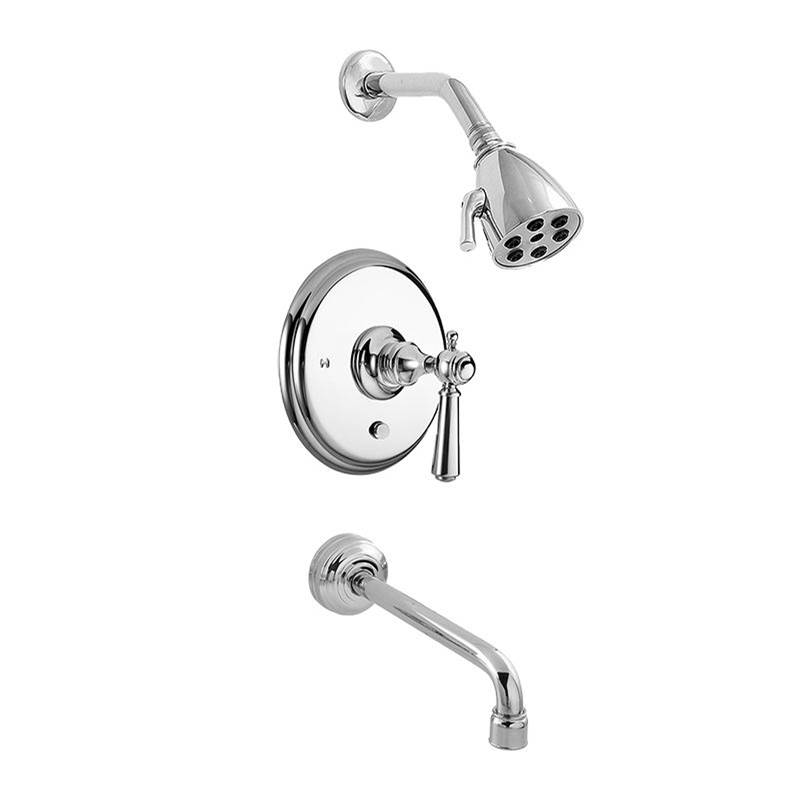 Sigma Pressure Balanced Deluxe Tub & Shower Set Trim (Includes Haf And Wall Tub Spout) Tremont Satin Nickel Pvd .42