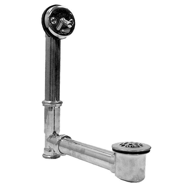 Sigma Concealed Standard Trip Lever and Overflow 14''- 16'' Tall, Adjustable POLISHED NICKEL UNCOATED .49