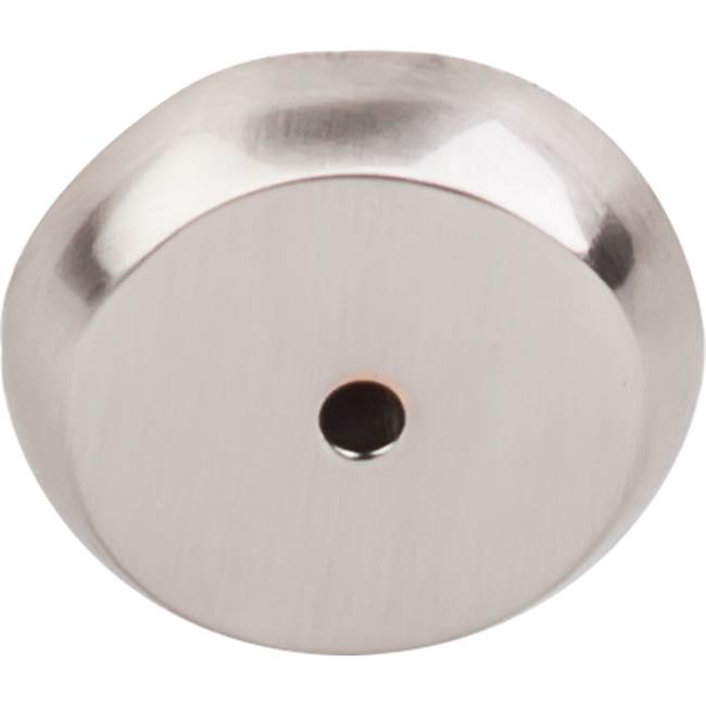Top Knobs Aspen II Round Backplate 1 1/4 Inch Brushed Satin Nickel