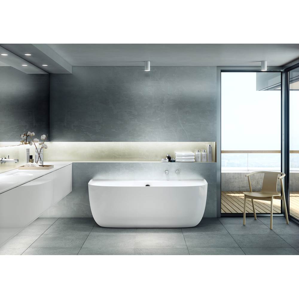 Victoria + Albert Eldon 69'' x 34'' Freestanding Soaking Bathtub With Void