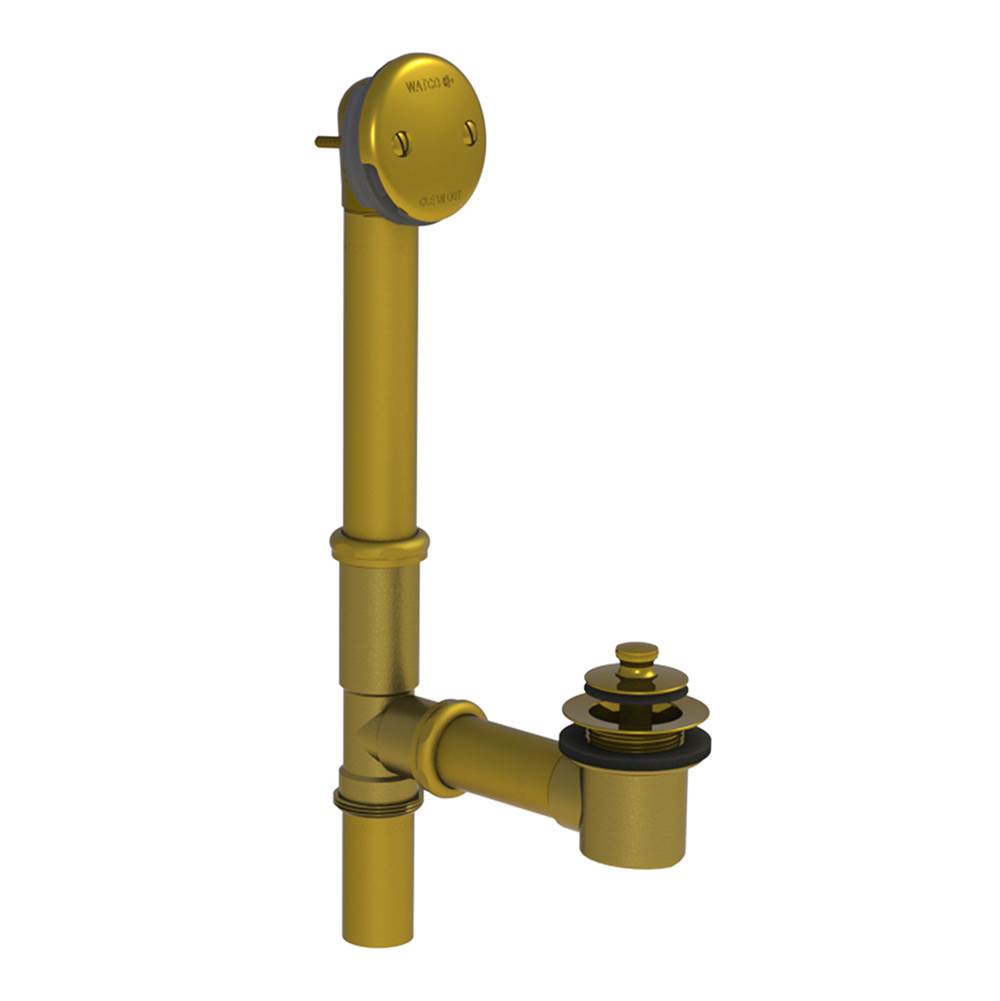 Watco Manufacturing Push Pull Bath Waste Tubs To 24-In. 17-Ga Brass Brs Polished Brass ''Pvd''